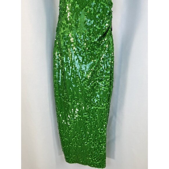 NWT Ronny Kobo Green Sequin Alix Maxi Dress $578 - Picture 5 of 13